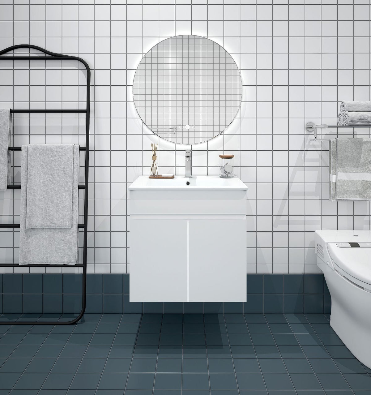 BIANCA 600mm PVC Wall-Hung Vanity (+ OP 60)