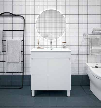 BIANCA 750mm PVC Freestanding Vanity (LHD) (+ OP 75)