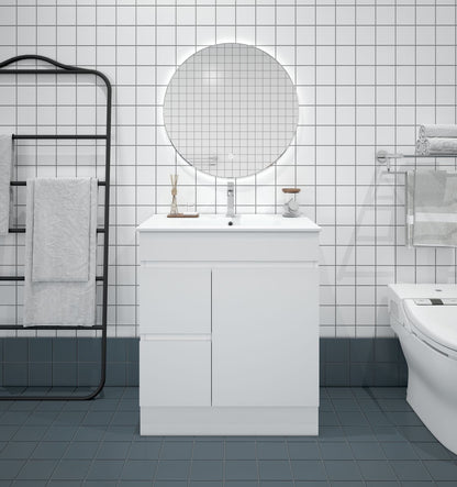 BIANCA 750mm PVC Freestanding Vanity (LHD) (+ OP 75)