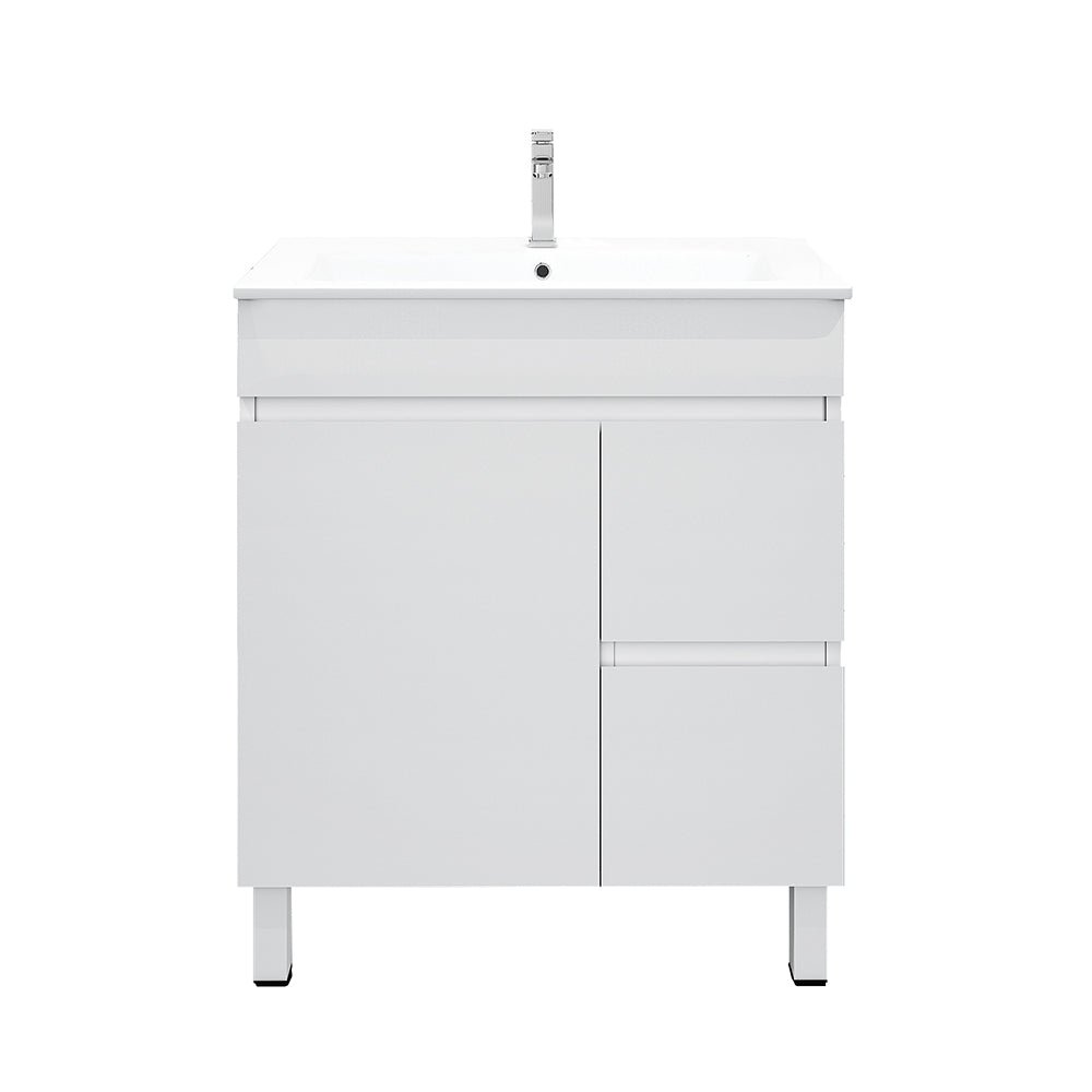 BIANCA 750mm PVC Freestanding Vanity (RHD) (+ BIA-75KB+ OP 75)