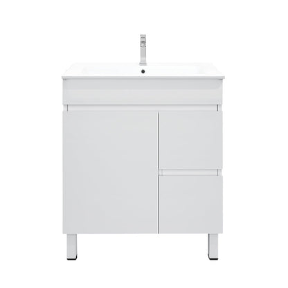 BIANCA 750mm PVC Freestanding Vanity (RHD) (+ BIA-75KB+ OP 75)