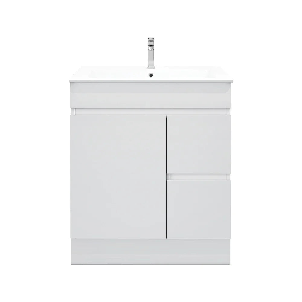 BIANCA 750mm PVC Freestanding Vanity (RHD) - 750mm / Right-Hand Drawer Cabinet Only