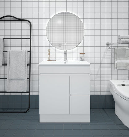 BIANCA 750mm PVC Freestanding Vanity (RHD) (+ OP 75)