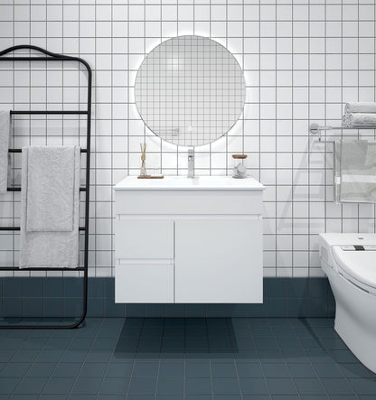 BIANCA 750mm PVC Wall-Hung Vanity (LHD) (+ OP 75)