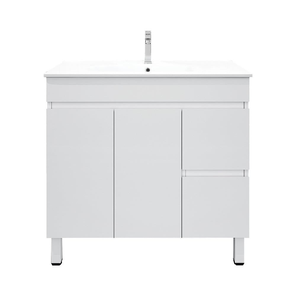 BIANCA 900mm PVC Freestanding Vanity (RHD) (+ OP 90)