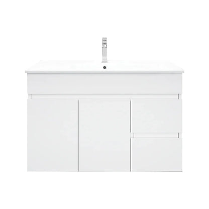 BIANCA 900mm PVC Wall-Hung Vanity (RHD) - 900mm / Right-Hand Drawer Cabinet Only
