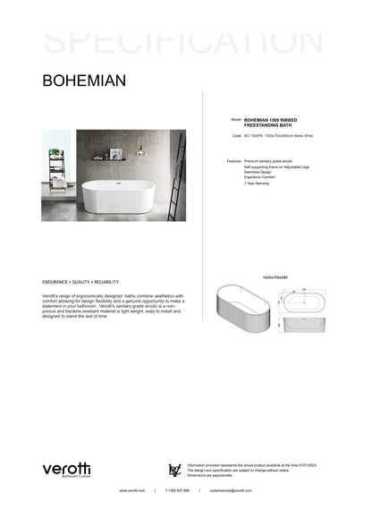 BOHEMIAN FREESTANDING BATH