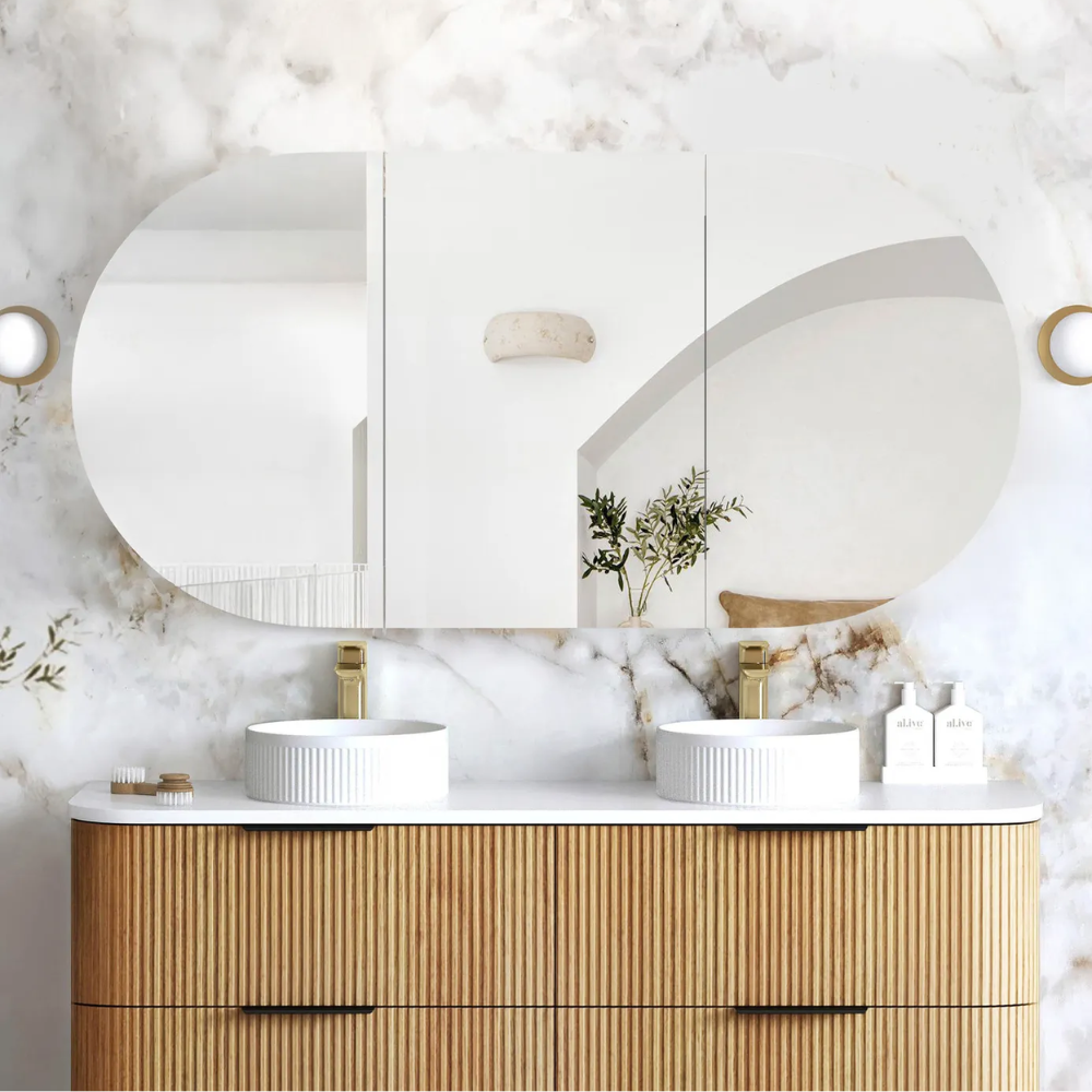 Otti Bondi 1500 Woodland Oak Shaving Cabinet