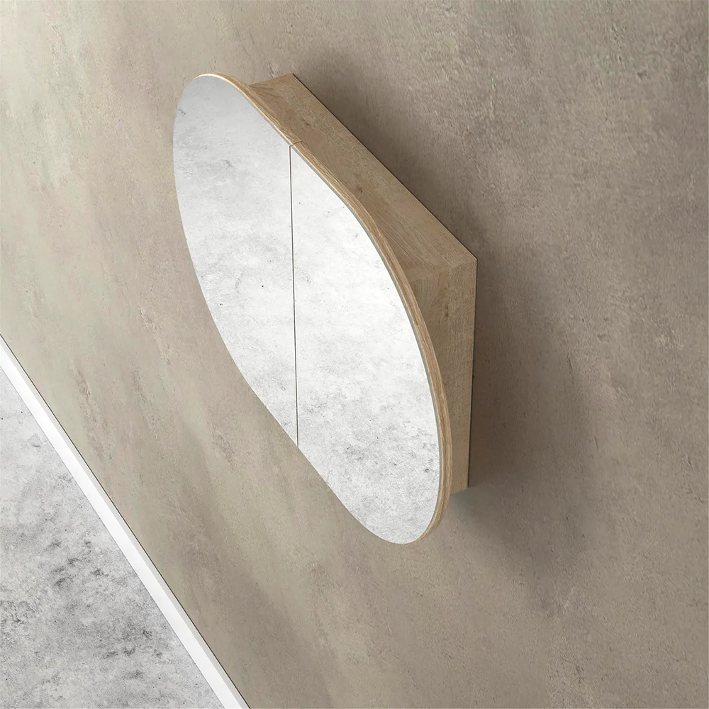 Otti Bondi 900x600 Natural Oak Shaving Cabinet