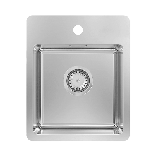 BS2 Bar Sink with Tap Landing Stainless Steel