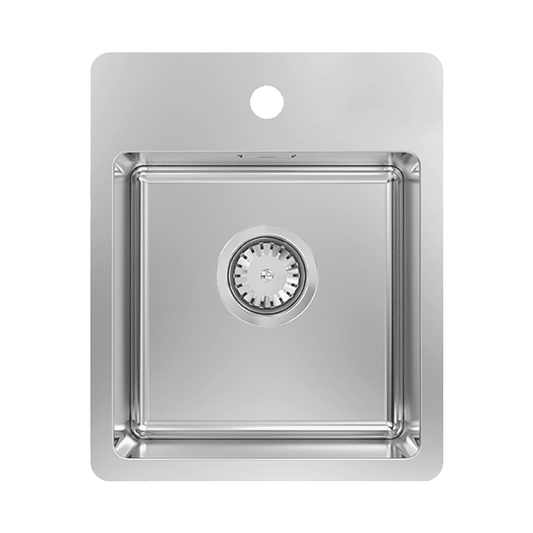 BS2 Bar Sink with Tap Landing Stainless Steel