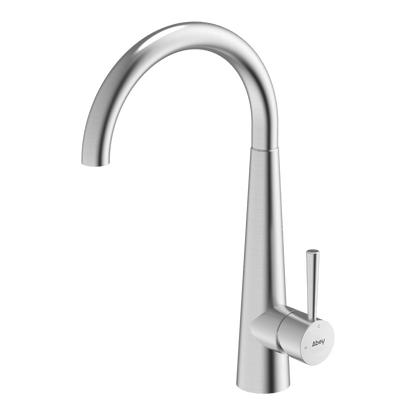 304 Gooseneck Bar Sink Mixer - Black Pearl