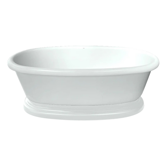 Bordeaux 1800x900  Freestanding Bath Matte White