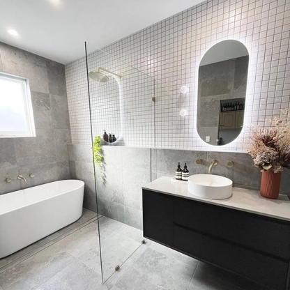 Otti Byron 1200mm Black Oak Wall Hung Vanity