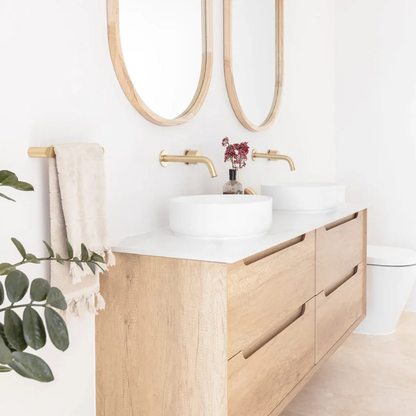 Otti Byron 1500mm Natural Oak Wall Hung Vanity