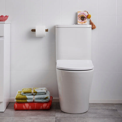 Nero Bianca Toilet Roll Holder  Brushed  / NR9086BG