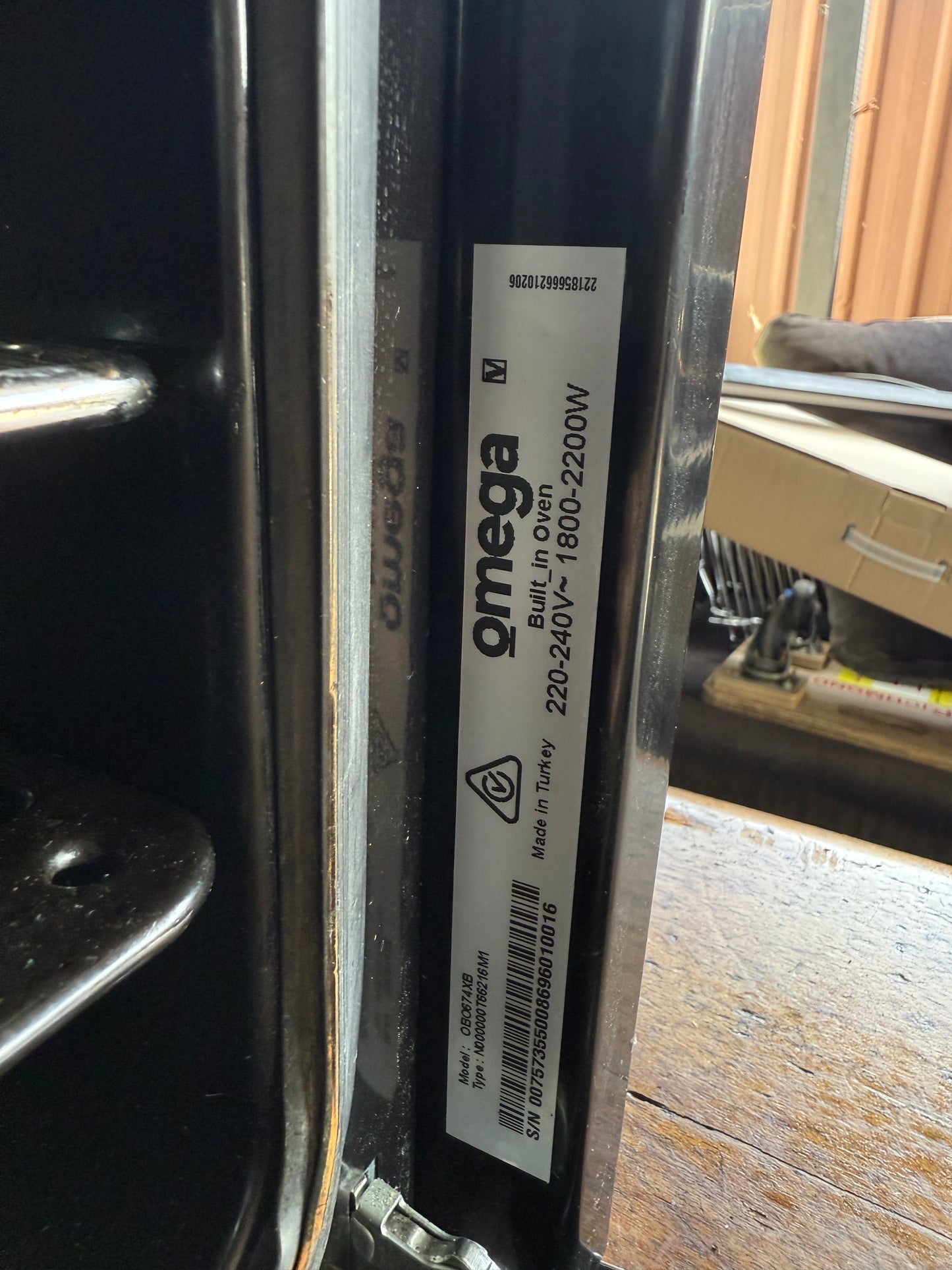 Omega OBO674XB 60cm Electric Wall Oven(Tested & Cleaned by Qualified Tradie). Excellent Condition. See Photos!