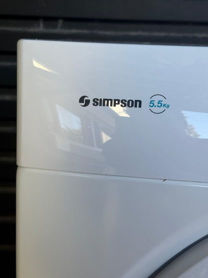 NEAR NEW Simpson SDV556HQWA 5.5kg Vented Dryer – Quality Used | Tested & Cleaned | Reno Spares