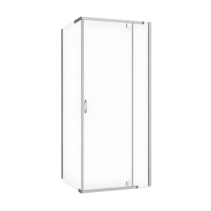 DECINA CASCADE SEMI-FRAMELESS PIVOT SHOWER SCREEN CHROME