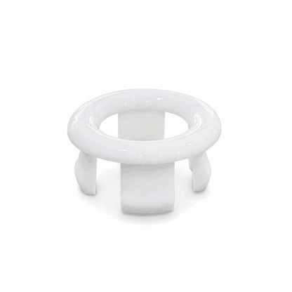 Round Basin Overflow Cover - White