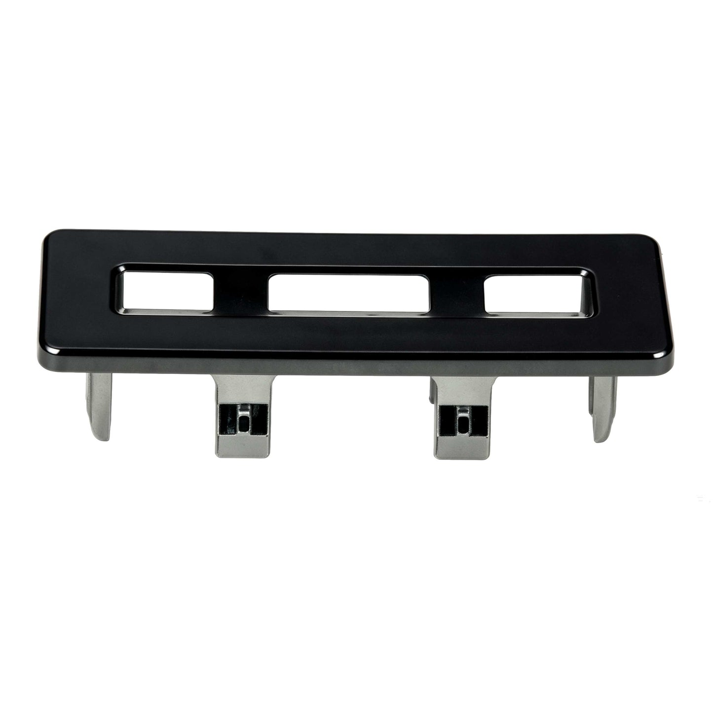 Square Basin Overflow Cover - Matt Black