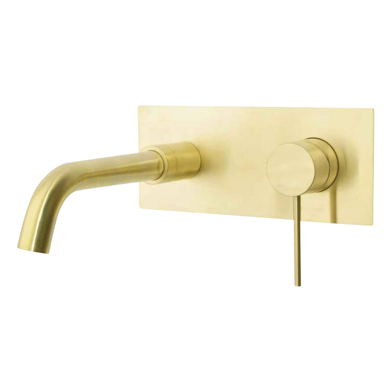 City Life Inox Wall Mounted Basin/Bath Mixer w/-190 Spout