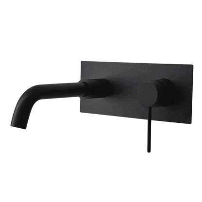 City Life Inox Wall Mounted Basin Bath Mixer with Spout