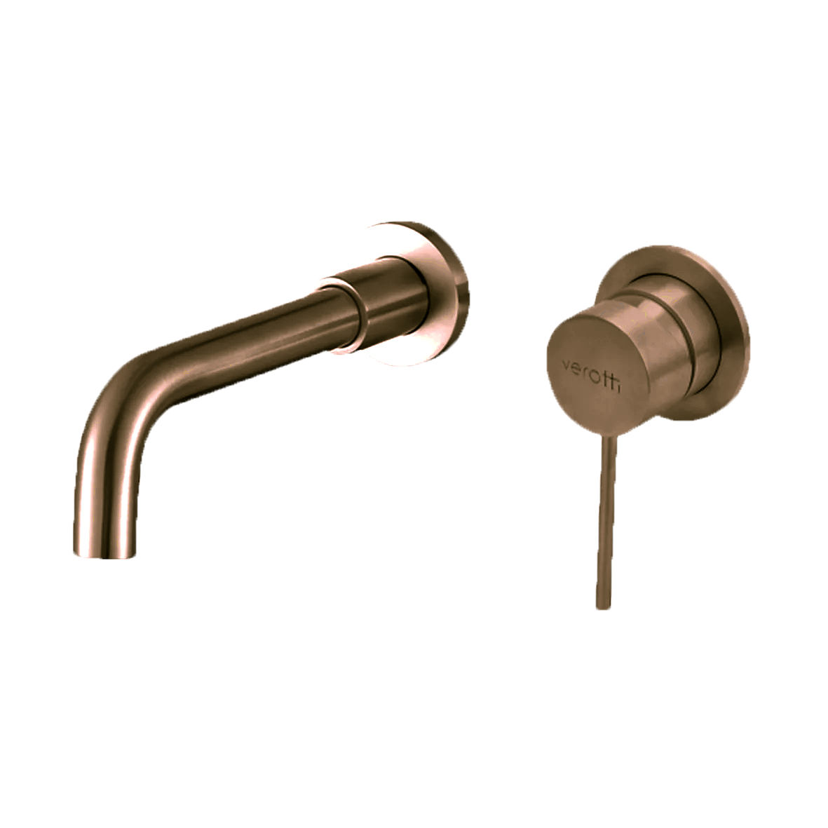 TRIM SET - City Life Inox Lead Free Minimalist Wall Mounted Basin/Bath Mixer W/- 190mm Spout 6 Star Inc: Wall Breach