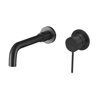 City Life Inox Wall Mounted Basin Mixer 190mm Spout