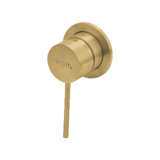 City Life Inox Lead free Shower or Bath Mixer Minimalist 60mm Plate - Bronze