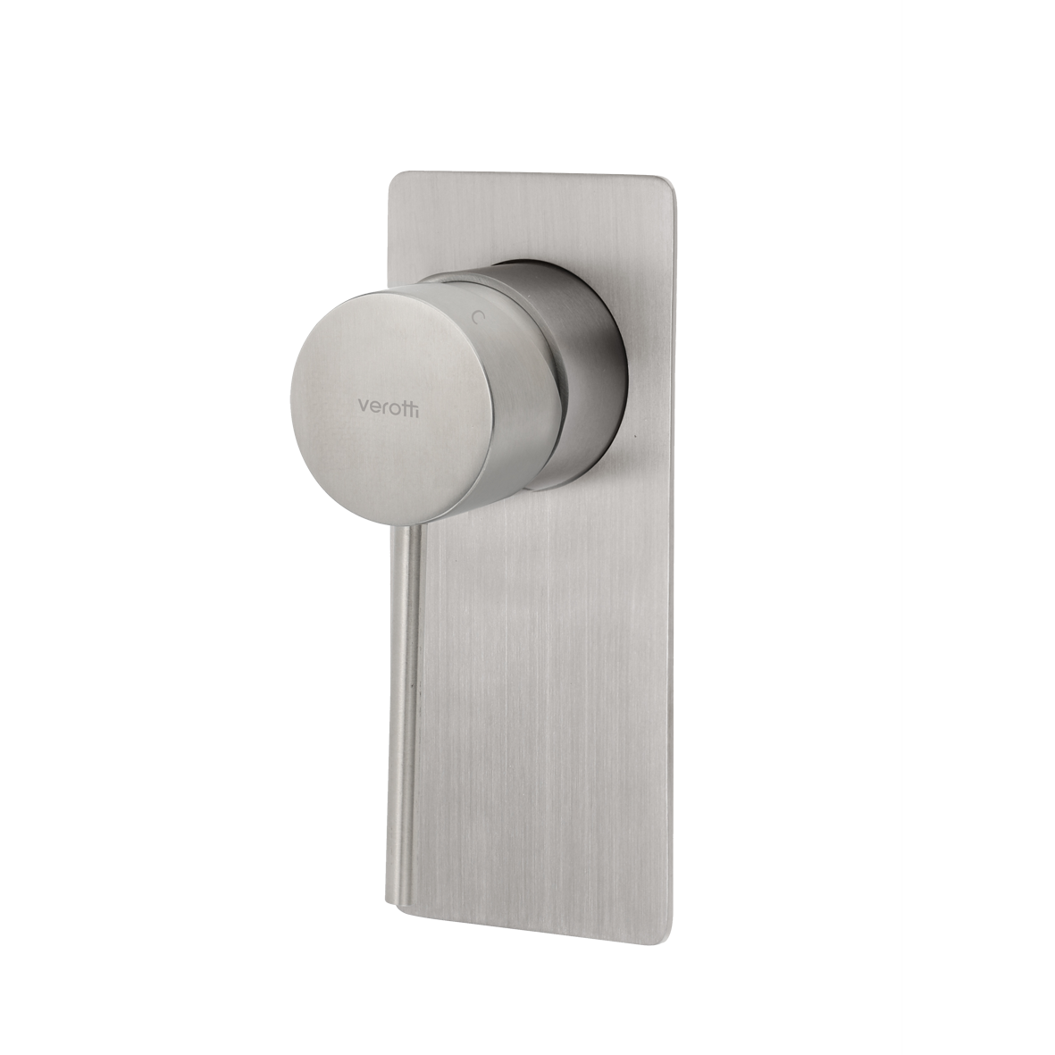 TRIM SET - City Life Inox Lead free Shower or Bath Mixer Soft Rectangular 140mm x 90mm Plate Brushed Nickel