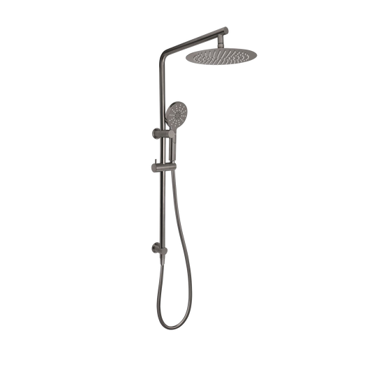 City Life Inox Twin Shower Adjustable Shower W/- Diverter