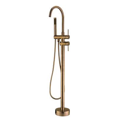 City Life Inox Freestanding Bath Filler w/ Hand Shower & Diverter