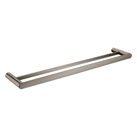City Life 800mm Double Towel Rail - Bronze