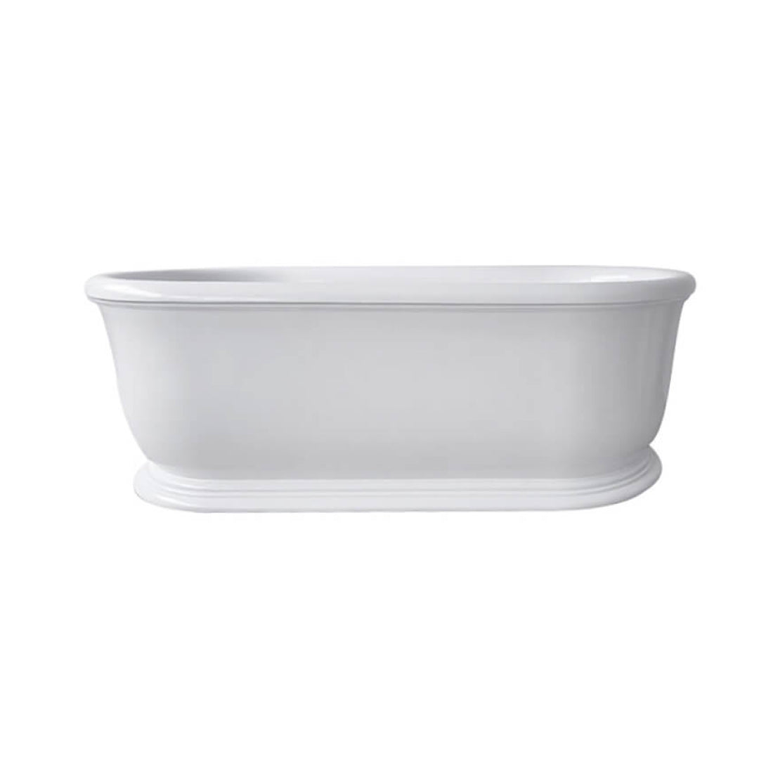 Turner Hastings Camden 1800 TitanCast Solid Surface Freestanding Bath with Overflow
