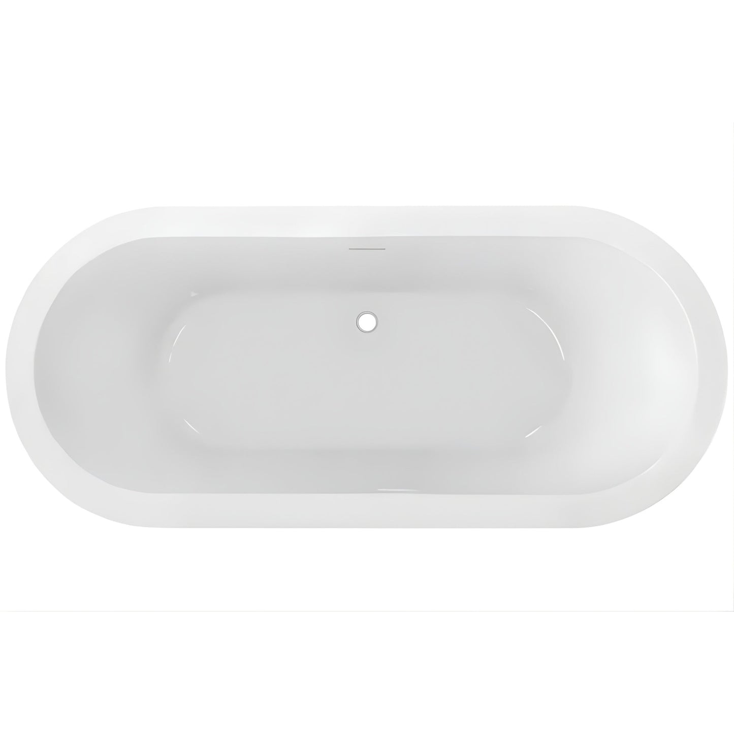 DECINA COOL FREESTANDING BATHTUB WITH INTEGRATED OVERFLOW GLOSS WHITE (AVAILABLE IN 1500MM AND 1790MM)