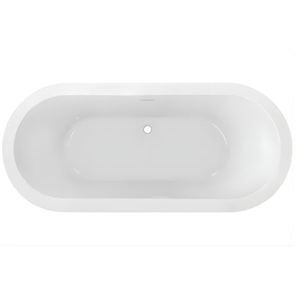 DECINA COOL FREESTANDING BATHTUB WITH INTEGRATED OVERFLOW GLOSS WHITE (AVAILABLE IN 1500MM AND 1790MM)