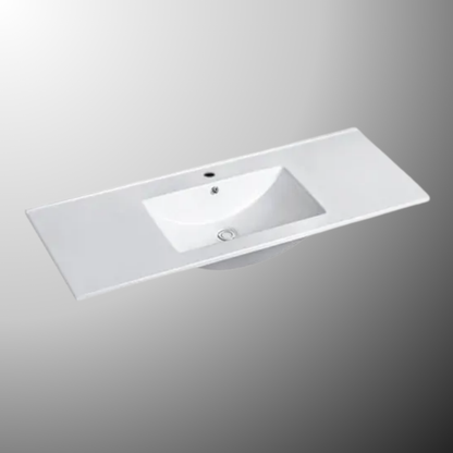 Otti Slimline Ceramic Top 1200mm with Taphole and Overflow