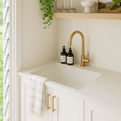 Turner Hastings Cuisine 60 x 46 Inset / Undermount Fine Fireclay Sink