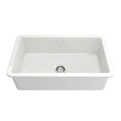 Turner Hastings Cuisine 81 x 48 Inset or Undermount Fireclay Sink