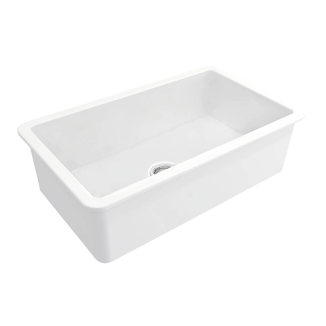 Turner Hastings Cuisine 81 x 48 Inset or Undermount Fireclay Sink