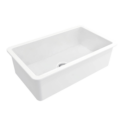 Turner Hastings Cuisine 81 x 48 Inset or Undermount Fireclay Sink