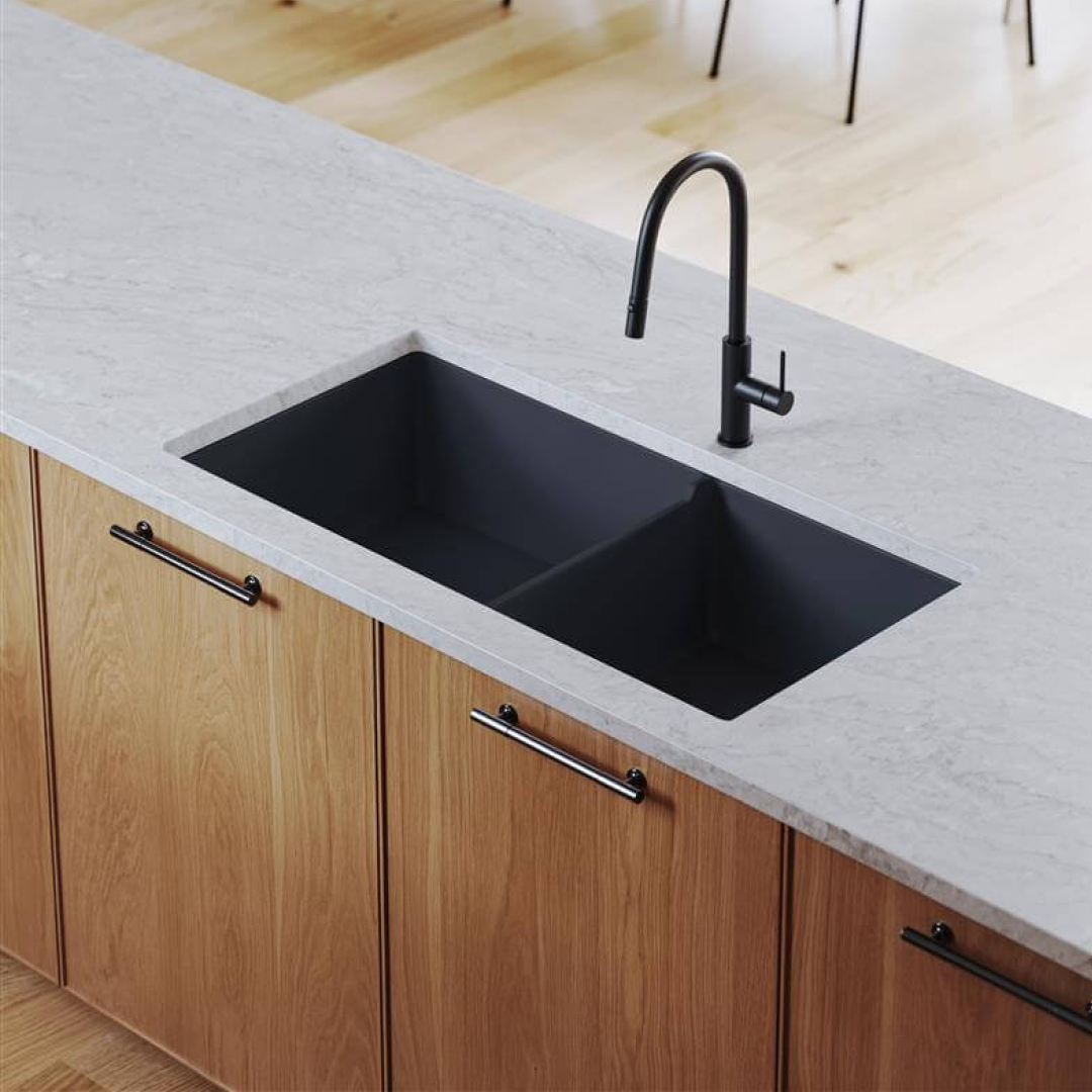 Turner Hastings Cuisine 1 & 1/2 Bowl Inset/Undermount Fine Fireclay Sink No Overflow
