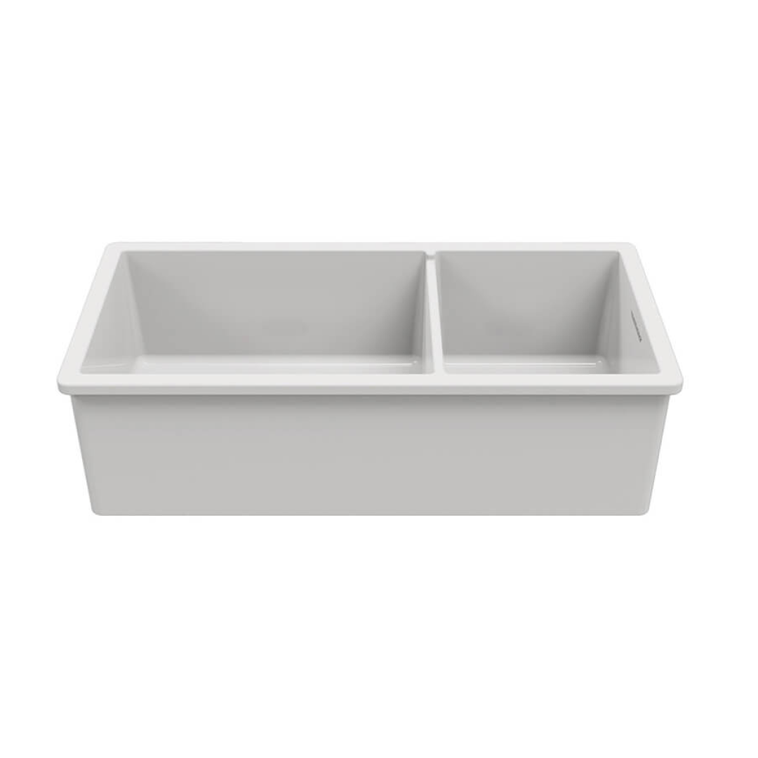 Turner Hastings Cuisine 93 x 48 1 & 1/2 Bowl Inset/Undermount Fireclay Sink