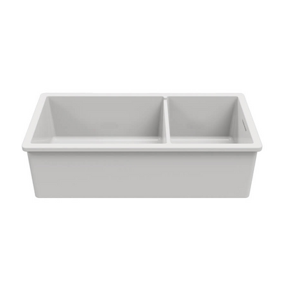 Turner Hastings Cuisine 93 x 48 1 & 1/2 Bowl Inset/Undermount Fireclay Sink