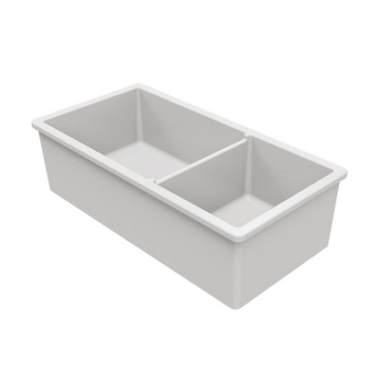 Turner Hastings Cuisine 93 x 48 1 & 1/2 Bowl Inset/Undermount Fireclay Sink