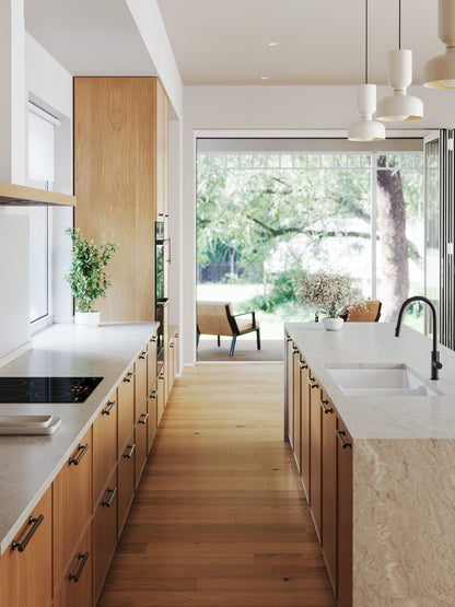 Turner Hastings Cuisine 93 x 48 One and a Half Bowl Inset Undermount Fine Fireclay Sink
