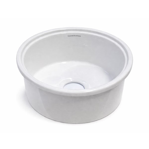 Turner Hastings Cuisine Round 47 Fireclay Single Sink