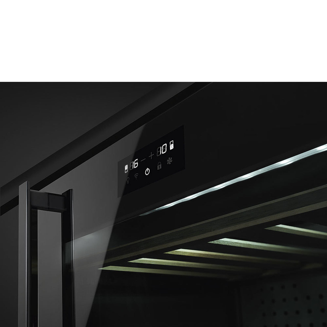 Smeg 38 Bottle 60cm Dolce Stil Novo Wine Cellar - Right Hinge - CVIA638RN3