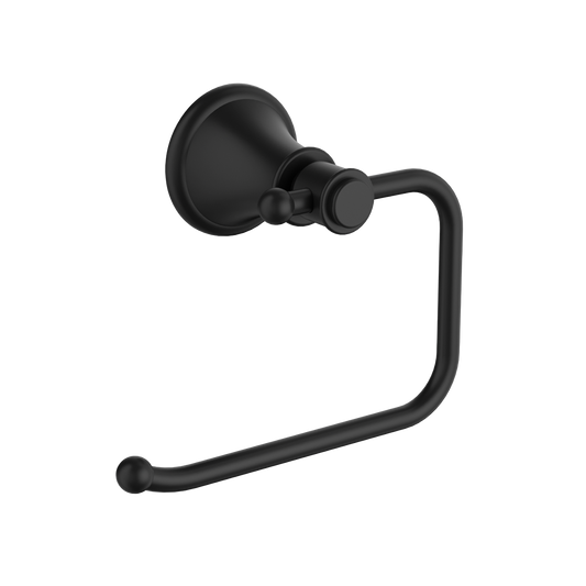 Clasico Toilet Roll Holder - Matt Black